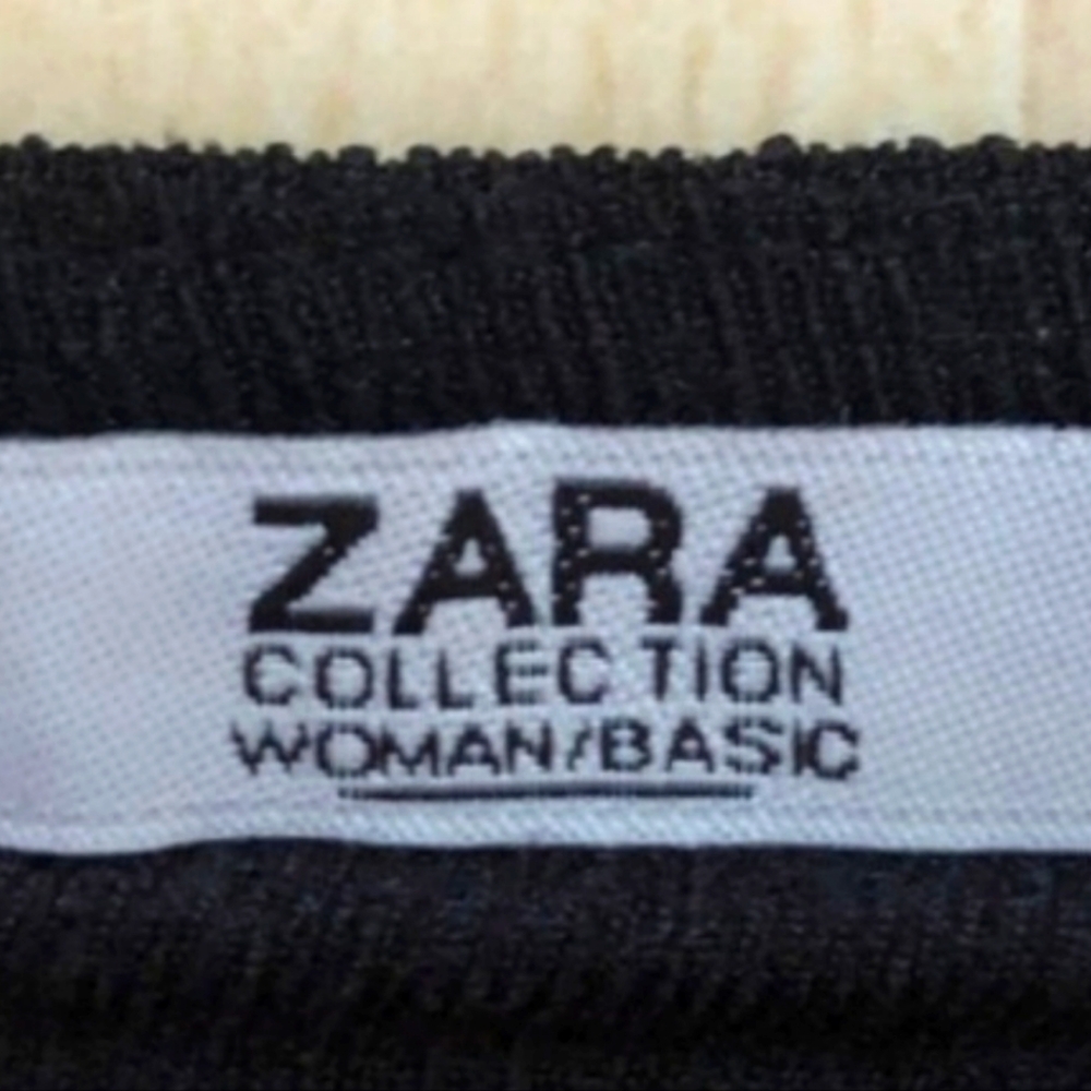 ( Zara ) Knotted Twist Cropped Top / Blouse - Picture 4 of 6